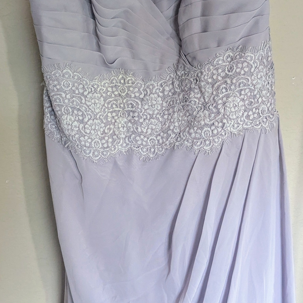 Elegant Lavender Lace Dress